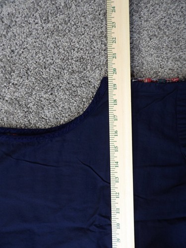 Vtg CASEY AND MAX Womens Quilted Teachers Blue Vest 90's Y2K Corduroy SZ Medium - Picture 11 of 12