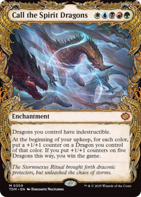 MTG Call the Spirit Dragons Showcase - Tarkir: Dragonstorm #309 | eBay