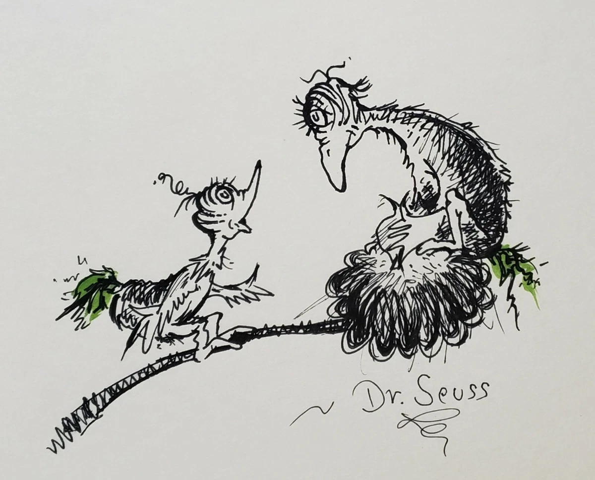 Dr seuss drawings deals