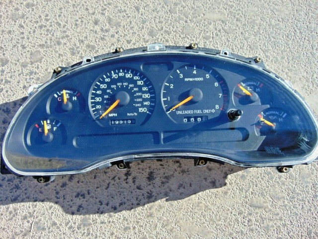 1998 Only Ford Mustang GT Gauge Cluster 150 MPH Sn95 169881 Gears