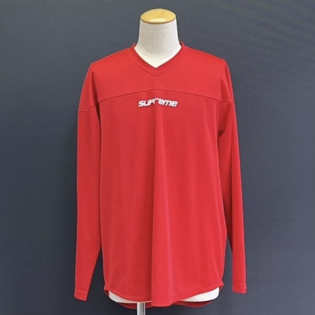 SUPREME JERSEY RED SIZE L シュプリーム ホッケー スクリメージ