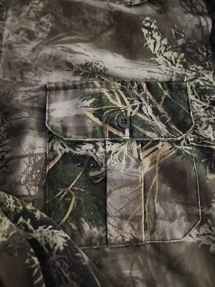 Cabela's Classic Medium Tall Reg Button-Down Long-Sleeve Shirt - CAMOUFLAGE  - Image 2 of 4