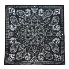 EXTRA Large Soft Non Fading Paisley Bandana or Wildrag 26 x 26 Inches