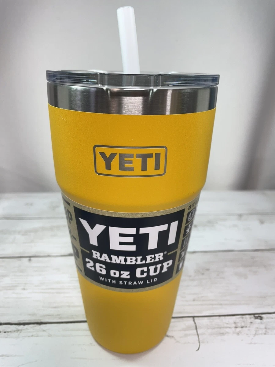 Yeti Rambler 26oz Stackable Cup with Straw Lid - Alpine Yellow