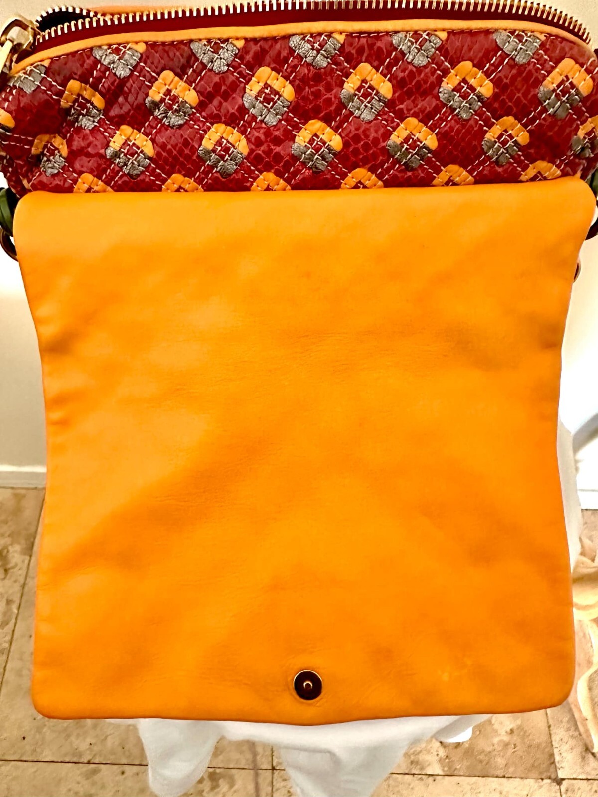 MARC JACOBS JENNIFER ROBERT PYTHON RUNWAY BAG PUR… - image 7