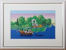 Mickey Mouse Framed Original Silkscreen Sowa & Reiser Disney Signed Numbered