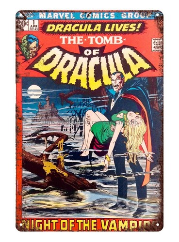 garage bars bedroom 1972 comics metal tin sign - Picture 2 of 4