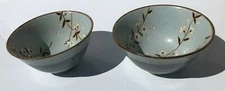 Cherry Blossom Japanese Rice Soup Bowl 4.5"D Porcelain  Made in Japan
