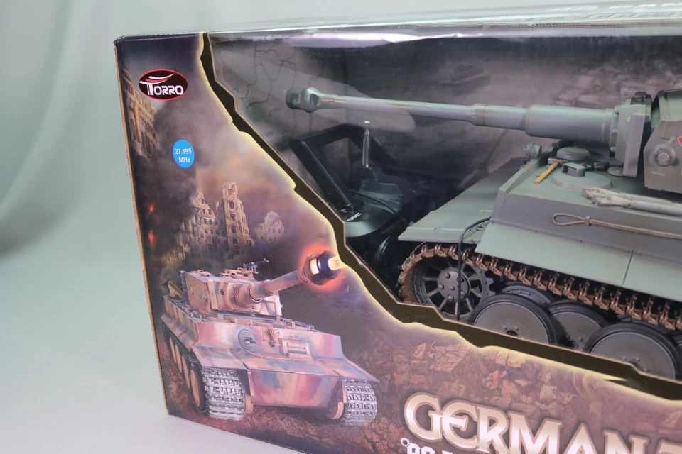 LE1061 TORRO 804 1/16 1:16 rare char Tank German tiger I Panzer RC WWII 131 - Image 3 of 4