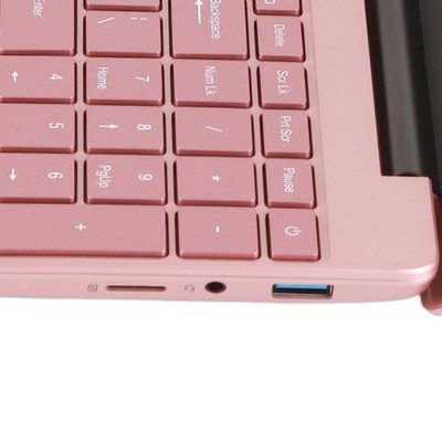 Pinkfarbener Laptop 15 6 Zoll IPS-Display Quad-Core-Prozessor 16 GB RAM 512