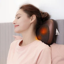 Massaging Pillow with HEAT for Neck,Back,Waist,Legs and Abdomen