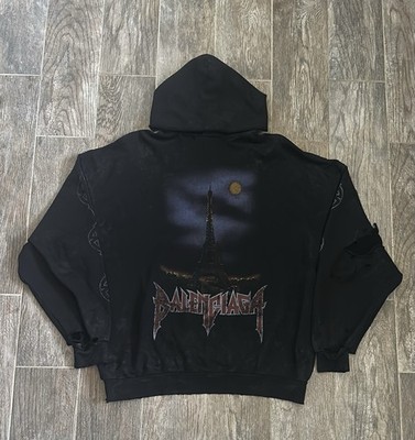BALENCIAGA 2024SS Paris Moon Hoodie サイズ1 Balenciaga Paris Moon Distressed Hoodie Size 1 | eBay