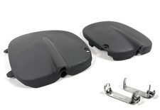 Abs Black Primed Fog Light Covers W Brackets For 97-01 Impreza Sti Gc8 25 Door