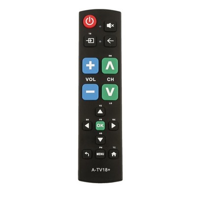 Big Button Universal TV Remote Control Seniors Works Cable STB Easy To Use