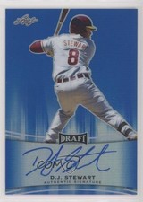 2015 Leaf Metal Draft Blue Prismatic 6/50 DJ Stewart #BA-DJS Auto 3wu
