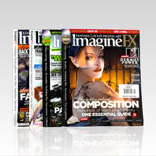 c.2010 Fantasy Sci-Fi Digital Art Imagine Fx Magazine 4 Issue Lot
