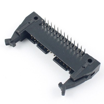1Pcs 2.54mm Pitch 2x13 Pin 26Pin Male Right Angle Ejector Header Connector