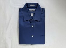 Van Heusen Blue Velvet 100% Cotton Dress Shirt 16.5 34/35 - Fathers Day Sale