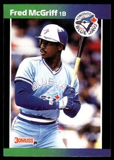 Fred McGriff 1989 Donruss #70 Blue Jays MLB READ FREE SHIPPING AutographDen