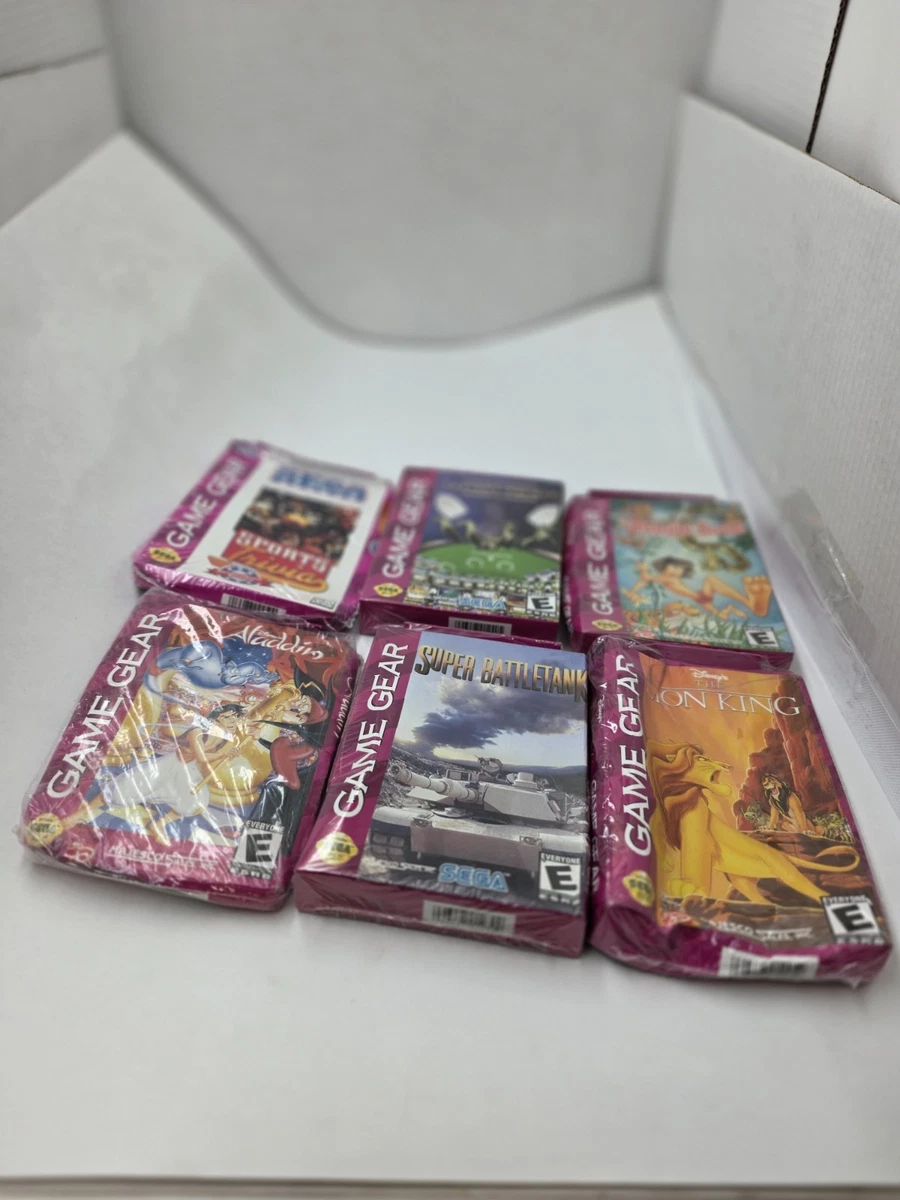 Jeu Aladdin SEGA Game Gear - Version EURO Complète, Boîte Abîmée