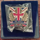 VE Day 80th Anniversary World War 2 Pin Badge