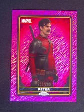 2025 Topps Chrome Deadpool Peter #23 Pink Shimmer /299