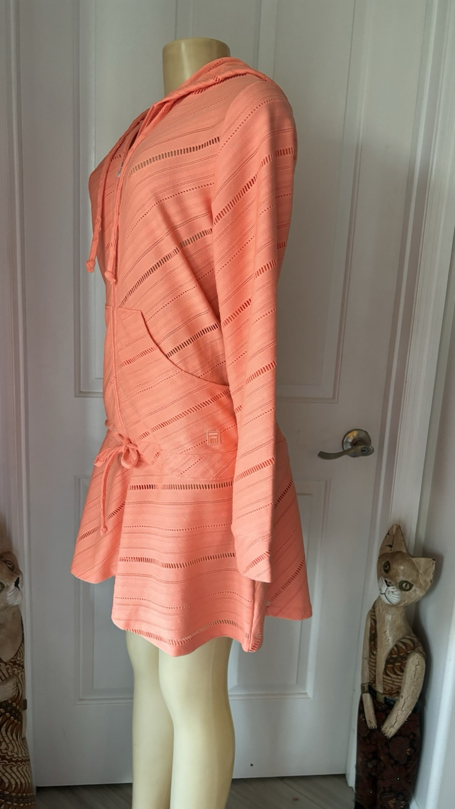 Abito FILA Coral Collezione con cappuccio e zip taglia Large