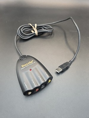 DAZZLE DVC-80 Digital Video Creator 80 Video Capture Device RCA USB Cable