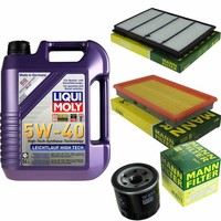 Inspektionspaket 5L Liqui Moly 5W-40 FüR Subaru Forester 2.0 AWD Impreza Station