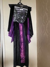 Maleficent Purple Villains Costume Fancy Dress 11-12