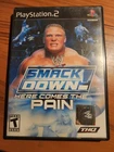 WWE SmackDown! Here Comes the Pain PS2 PlayStation 2 CIB Complete Manual Tested