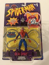 ToyBiz 1995 Spiderman Animated Series 6 Octo-Spidey  Vtg Toy NEW