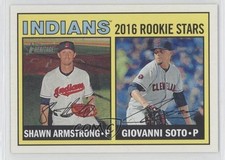 2016 Topps Heritage Rookie Stars Giovanni Soto Shawn Armstrong #165 h7c