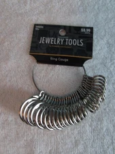 Jewelry Tools Ring Guage Half Sizes 0-13