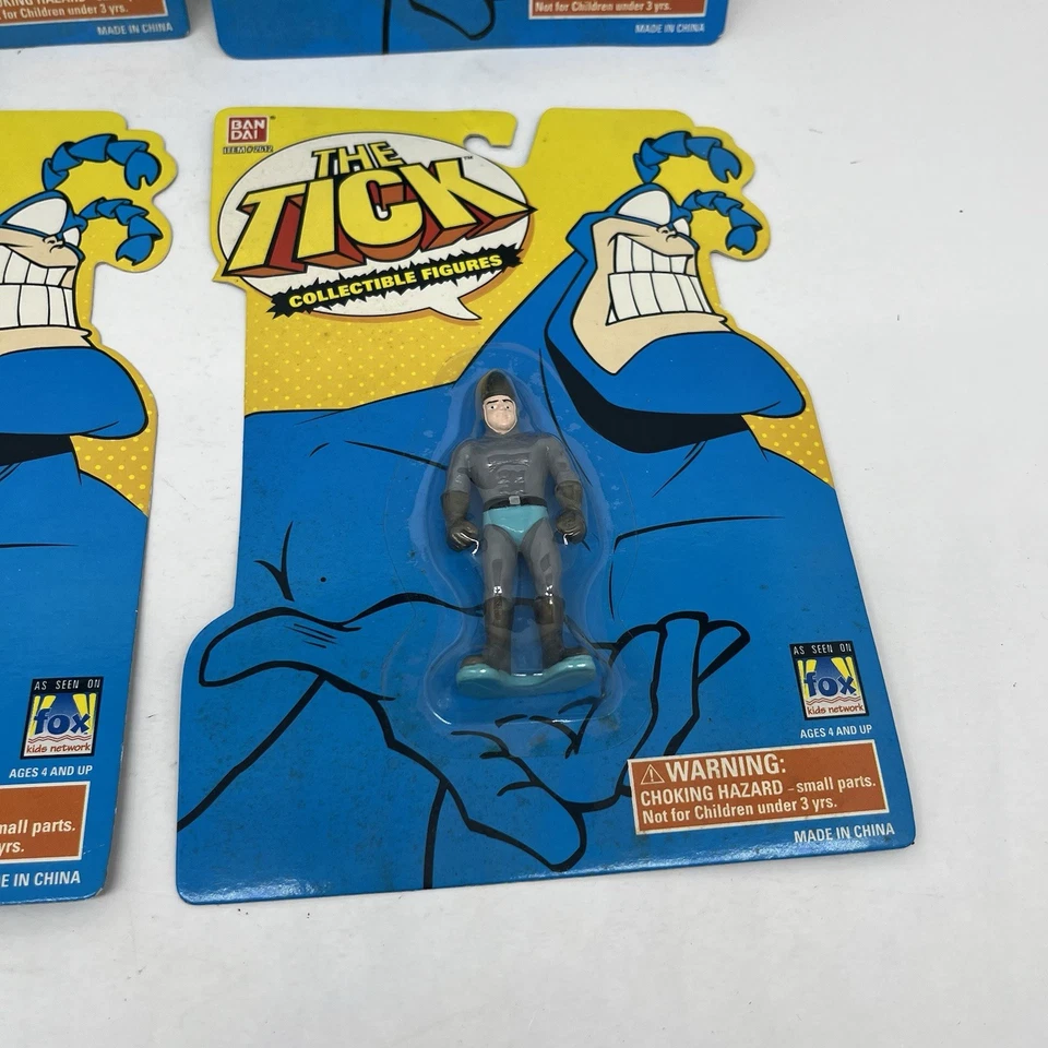 Figura de acción Bandai 1994 The Tick Collectible Chairface LOTE DE 4 NUEVO Foto 4 de 4
