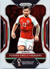 2022 Panini Prizm FIFA World Cup #75 Pierre Emile Hojbjerg Silver Prizm