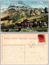 Mount Stephen House Field BC Canada Mountains Postcard