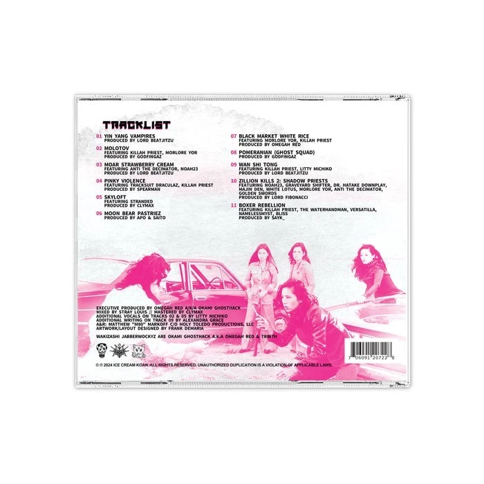 Pinky Violence CD - Warcloud Wakizashi Jabberwockyz Album Rare 1/200 OOP - Imagem 2 de 4