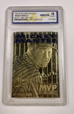1996 Bleachers 23K Gold Mickey Mantle M.V.P. Limited Ed. WCG 10 Gem Mint