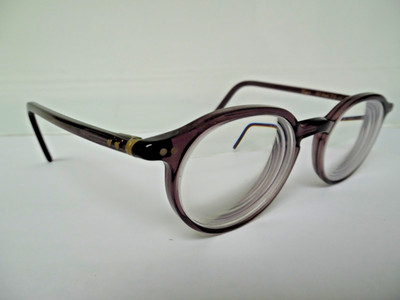 Lunar Translucent Purple Oval Brille A5 Mod.215 col.55 46 18 140
