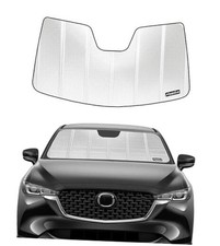 Windshield Sun Shade for Mazda CX5 2017-2025 with Rearview Mirror Mounted