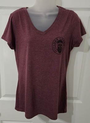Luke Combs Bootlegger Tee Ladies Sz Medium Purple Short Sleeve Euc