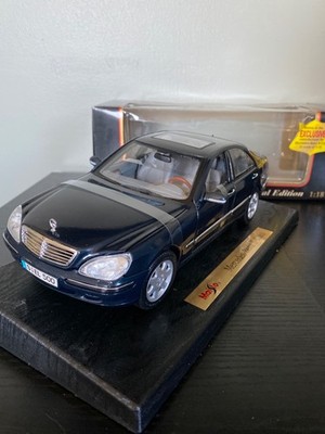 Maisto 36855 - 1998 Mercedes-benz S-class - Silver - 1:18 - As Photo