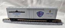 Micro Trains #038 00 411 - N Scale 50' Standard Boxcar, USS Midway Navy Series