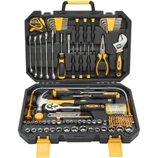 159 Piece Tool Set with Storage Case for Car Auto Repair and General Household