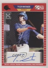 2021 Leaf Pro Set Baseball Blaster Auto Tyler Whitaker #PS-TW1 Auto 12gr