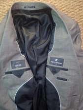 Ted Lapidus Paris Houndstooth Suit Jacket Blazer Size 56/6