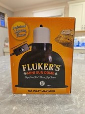 Fluker's Deep Dome Mini Sun Dome Lamp 100 Watt 5.5 In NO BULB INCLUDED