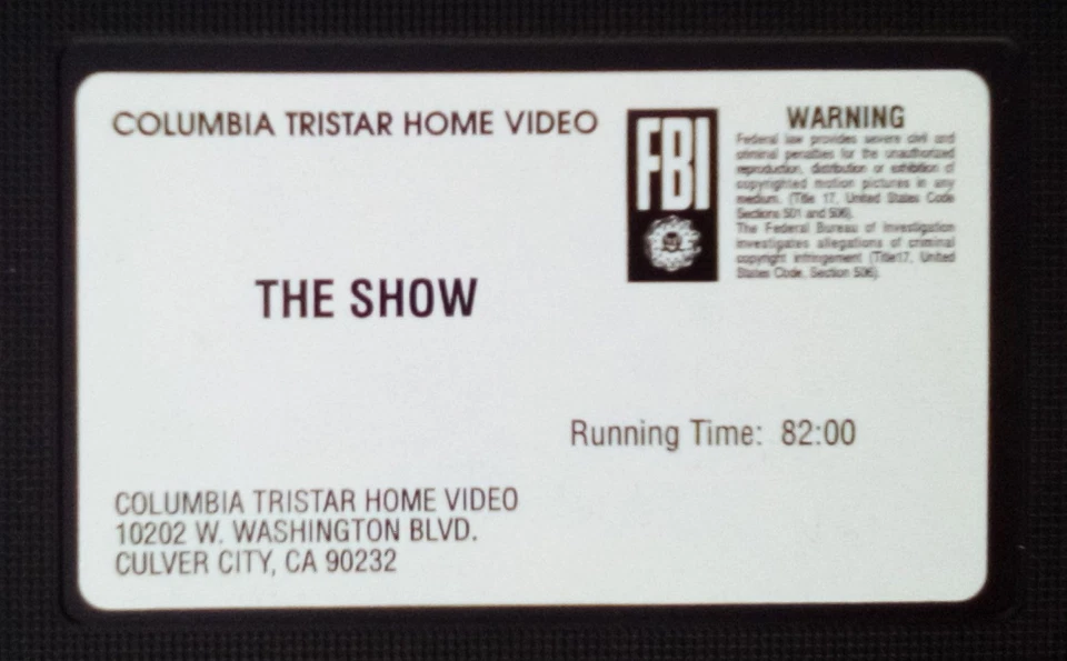 THE SHOW (Pre-Owned VHS 1996) Hip-Hop/Rap SCREENING COPY Dr. Dre Notorious B.I.G Foto 3 de 4