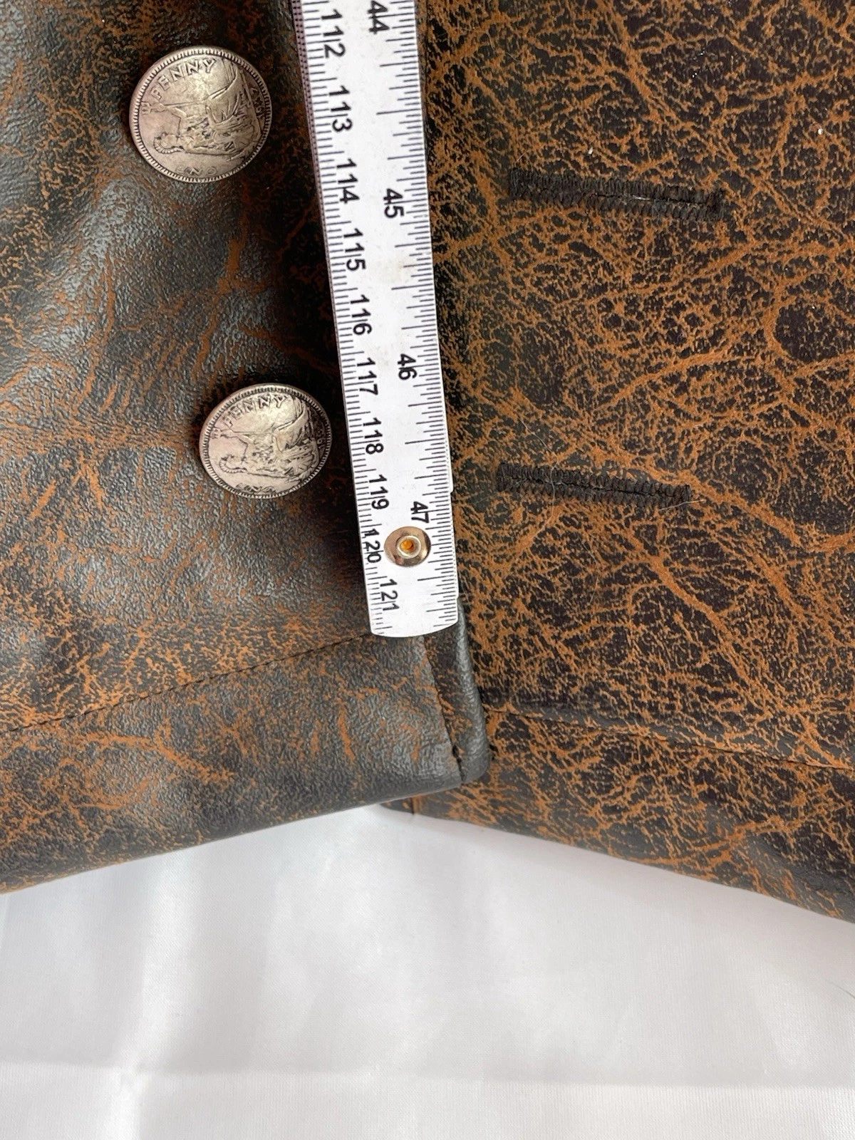 SHRINE HOLLYWOOD Pirate Renaissance Galleon Coat Men XXL Very Heavy Quality USA - product detail image 5